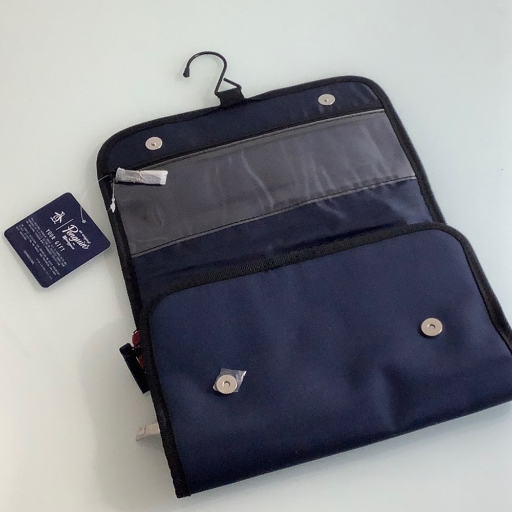 Original Penguin hanging toiletry bag travel kit NWT - Picture 6 of 9